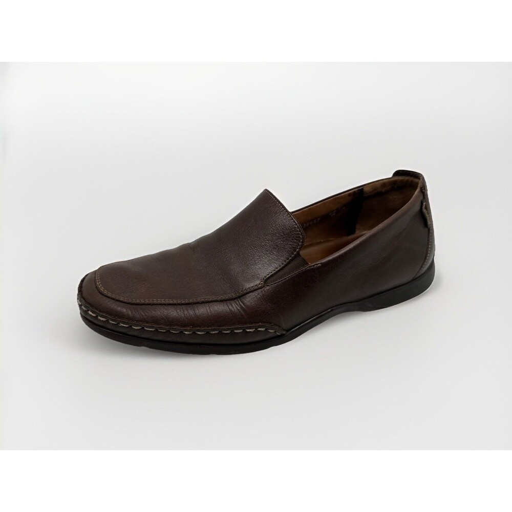 Mephisto Edlef Loafers Brown Leather Cool Air Slip On Moccasin Mens 10.5